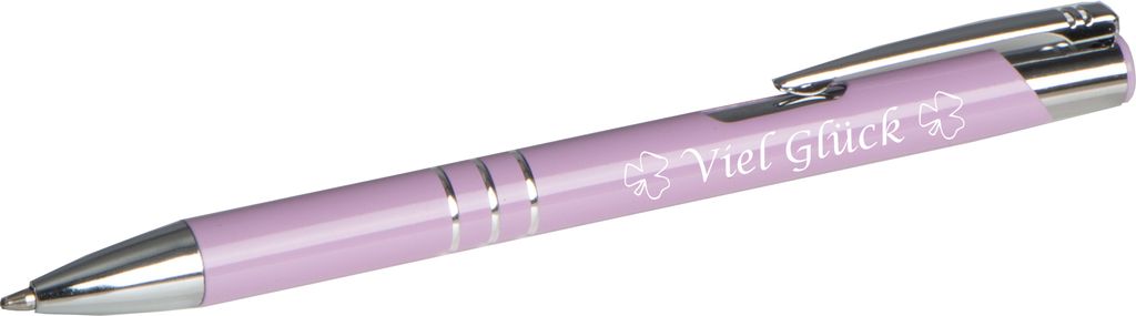10 Kugelschreiber aus Metall / Farbe: pastell lila