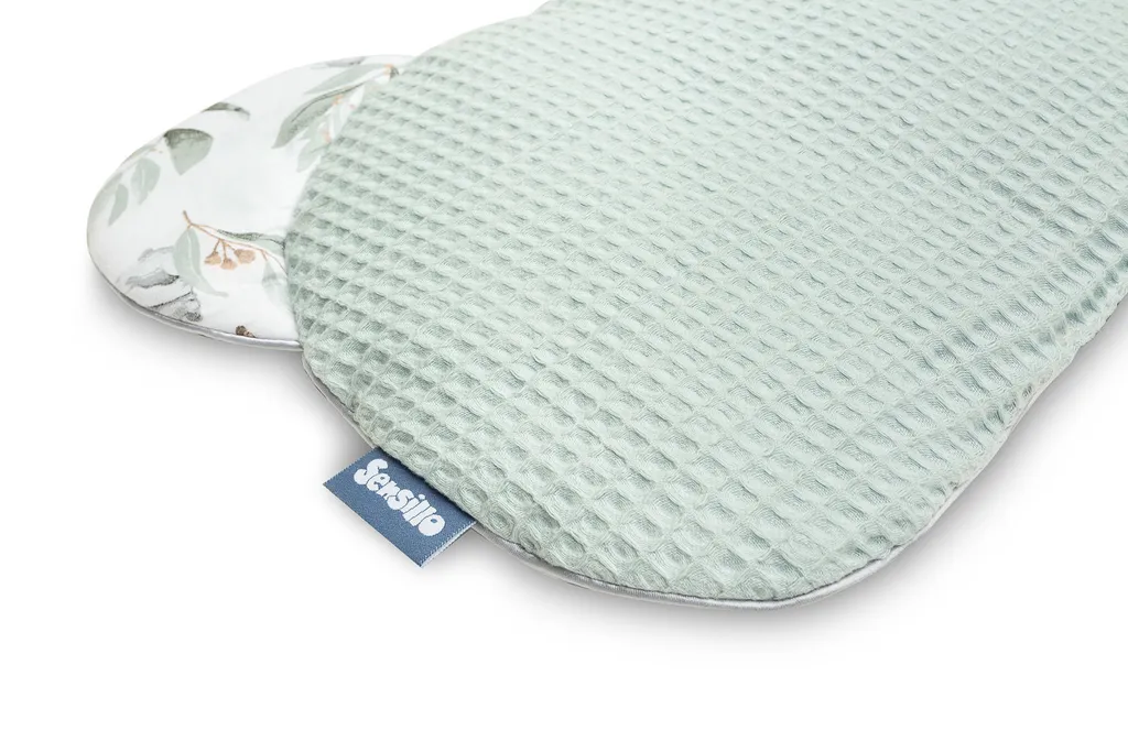 Parure de Poussette Gaufre Piquée Cerf Menthe - Accessoires Bébé Chic