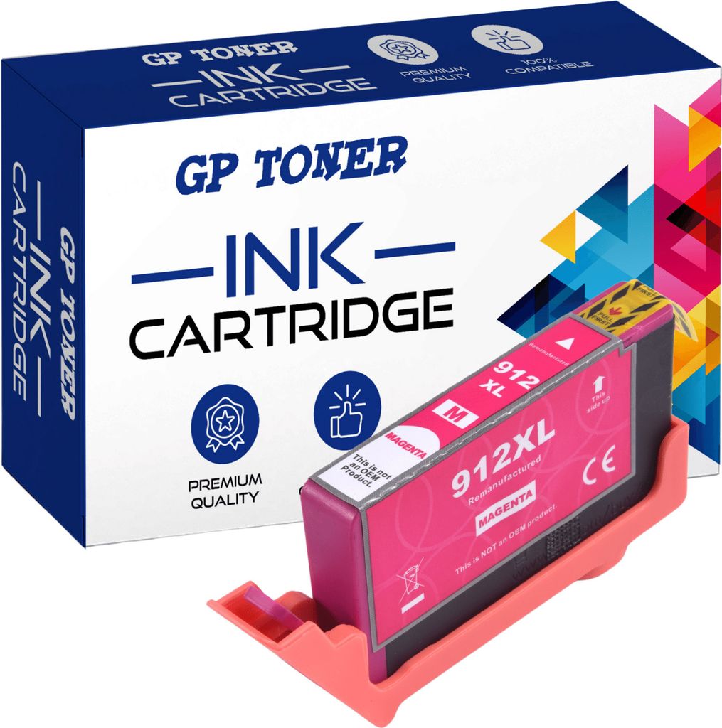 Druckerpatrone kompatibel für HP 912 XL OfficeJet 8012 8014 8015 Pro 8022 8025