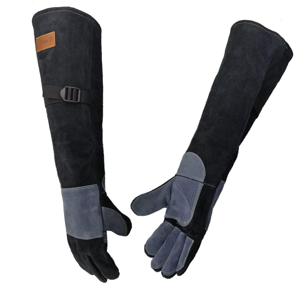 54 CM / 21.3 ZOLL Leder Tier Handling Handschuhe, Mehrzweck Haustier Handschuh Zum Greifen Von Reptil,ür Katzenhund Vogel Falke Viehschlange