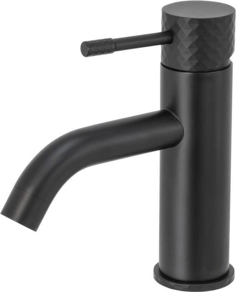Einhebelmischer für Waschbecken PRAGA schwarz matt