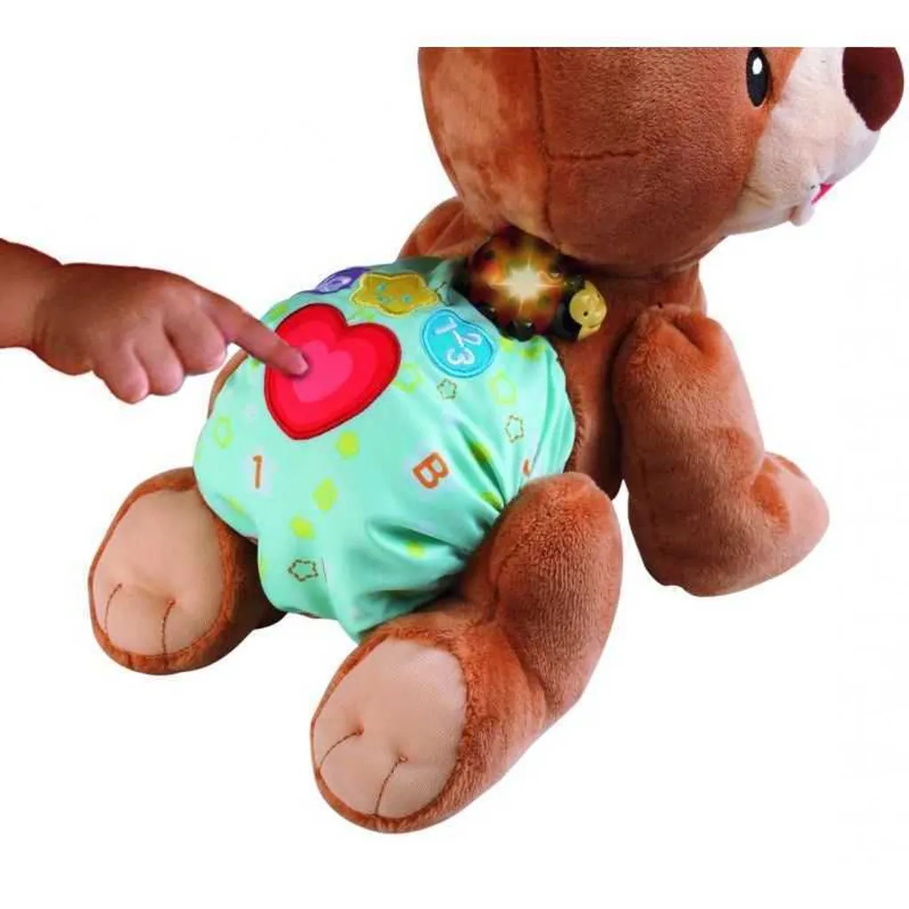 Ourson rampant musical VTech pour l'éveil de bébé - Peluche interactive