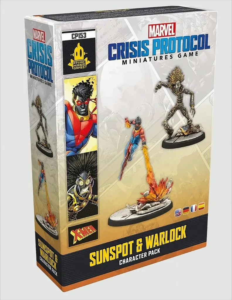 Marvel Crisis Protocol Sunspot et Warlock Pack d'Affiliation X-Men CP181