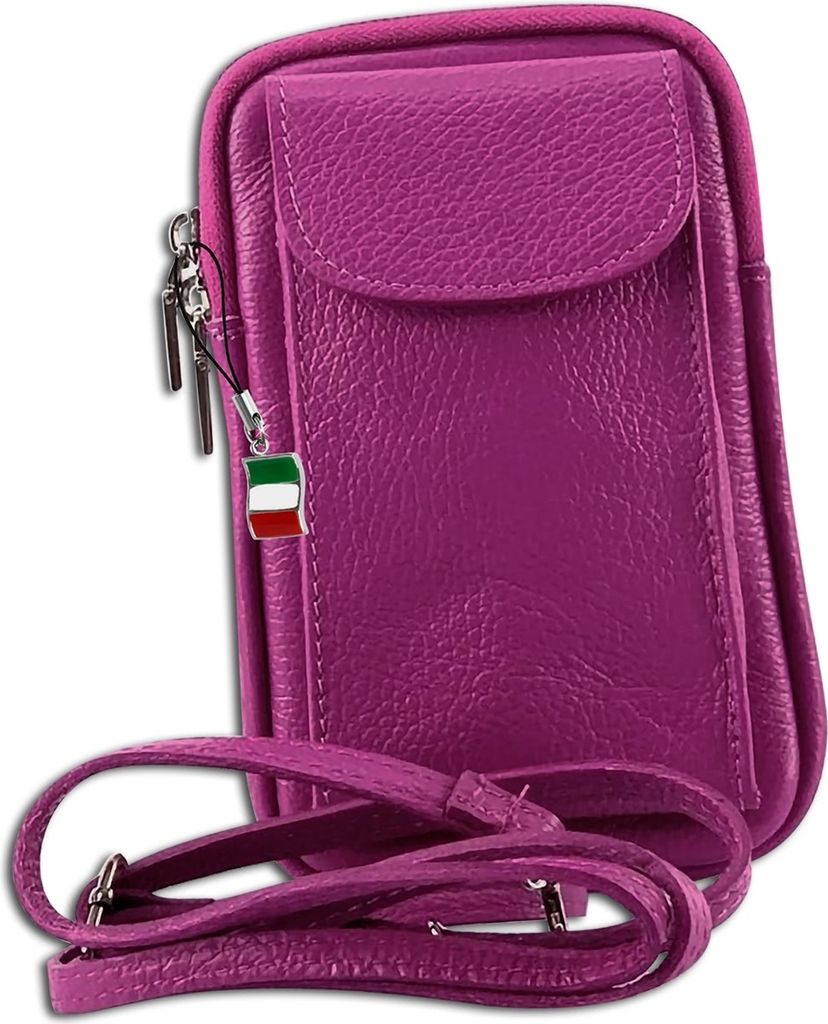 Florence Leder Tasche Umhängetasche Handtasche pink OTF827P