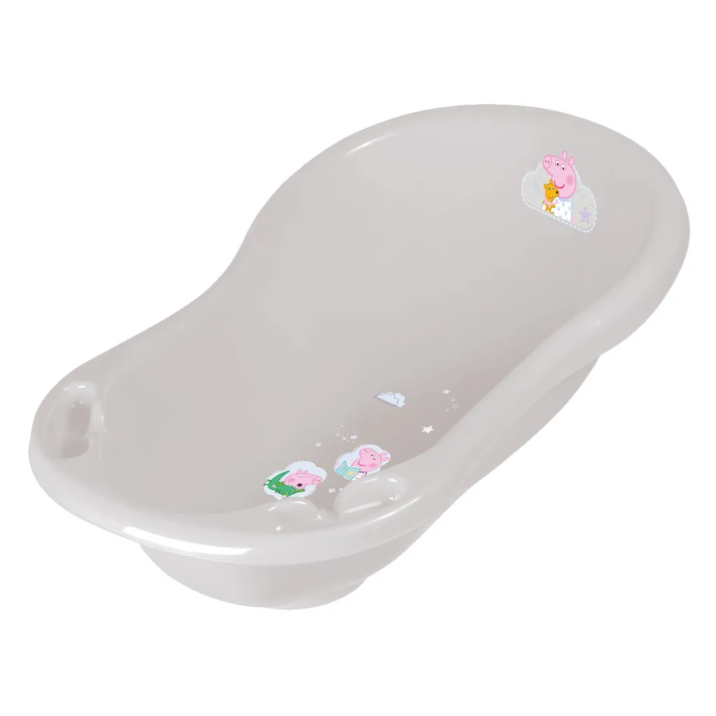 Baignoire bébé Maria keeeper Peppa Pig avec bouchon de vidange gris
