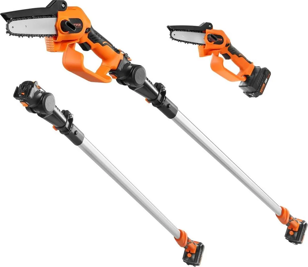 Tronçonneuse à perche sans fil pour l'élagage des arbres de jardin