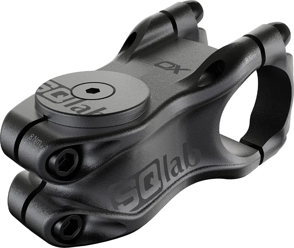 SQLAB SQL-2066 Ensemble Guidon et Potence Intégré 8x8cm Noir de Vélo