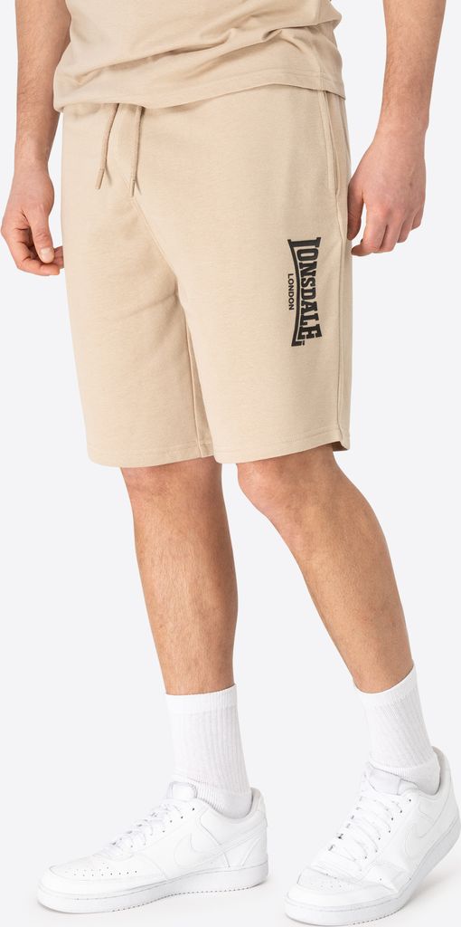 Lonsdale London Short Herren Fringford sand Streetwear 100% Baumwolle L