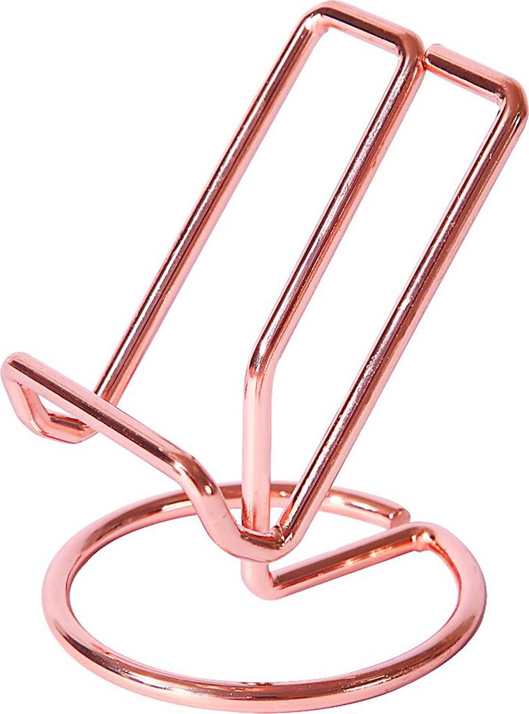 Telefonhalter stetiger multifunktionaler elektroplierter Ins Desk Smartphone Tablet Metal Lazy Bracket zum Fernsehen-Roségold