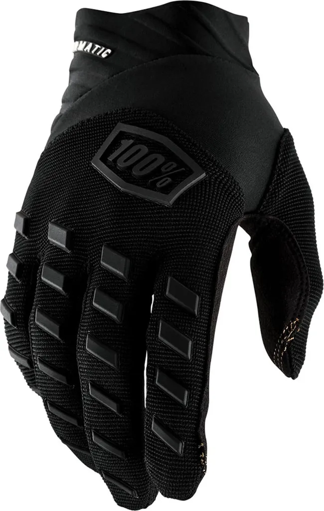 Gants 100% Airmatic Black Charcoal XXL - Protection VTT et Motocross