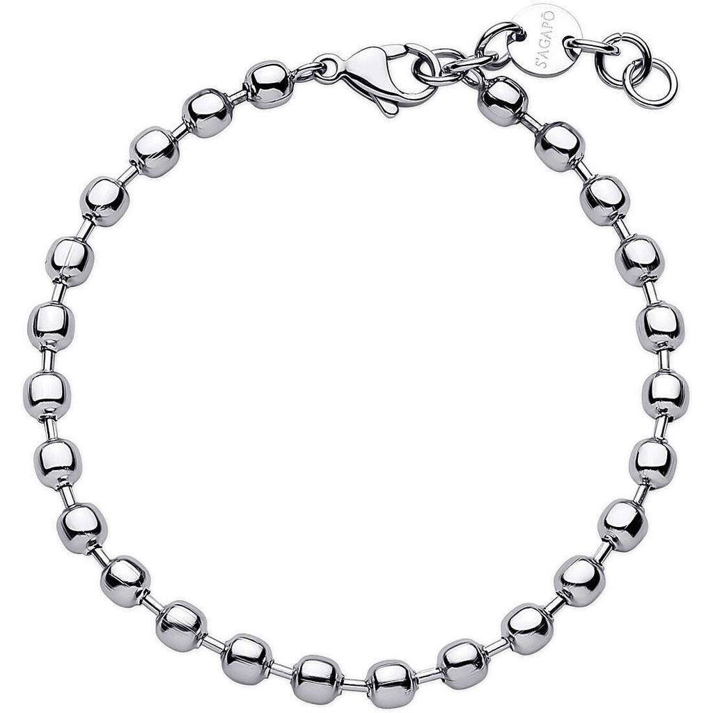 Armbanden Sagapò Silber Kollektion Ripple - mann