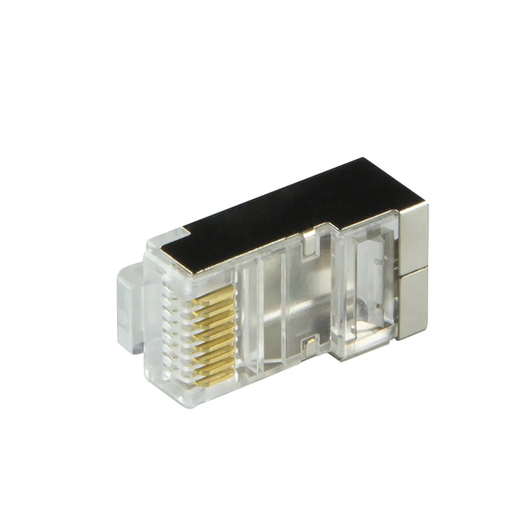Fiche RJ45 Cat.6 blindée LogiLink MP0022 pour câble réseau Ethernet noir - 7