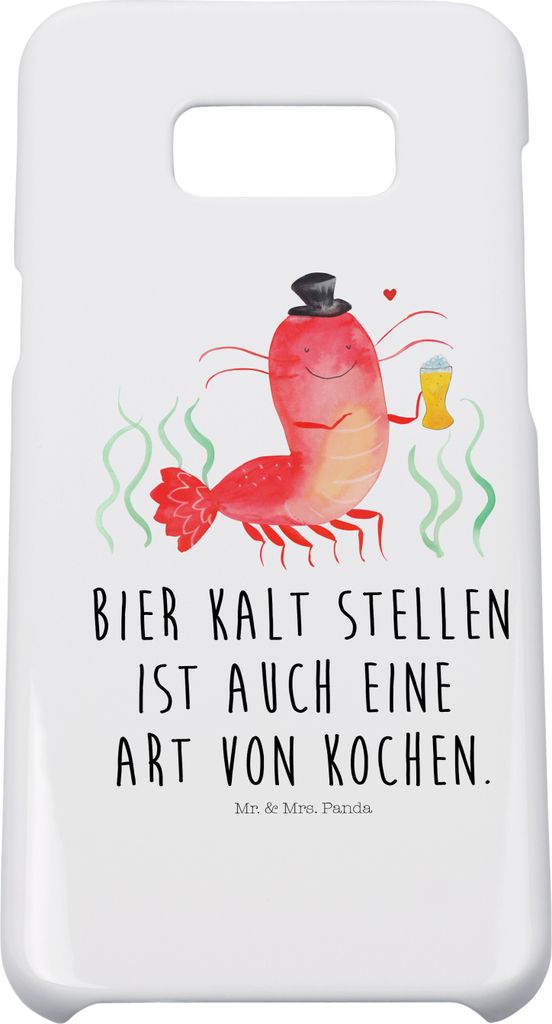 Mr. & Mrs. Panda Samsung Galaxy S8 plus Handyhülle Hummer Weizen - Weiß - Geschenk, Wirtschaft, Handy, Meer, Garnelen, Cover, Gasthaus, Hülle, C...