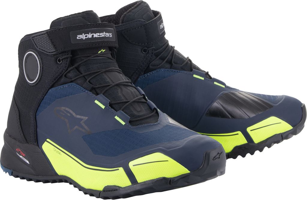 Alpinestars Schuhe Cr-X Ds Schwarz/Blau/Gelb