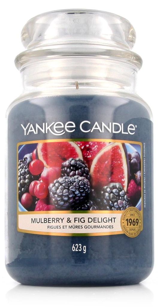 Yankee Candle geurkaars, grote pot, aroma: Mulberry Productafbeelding 