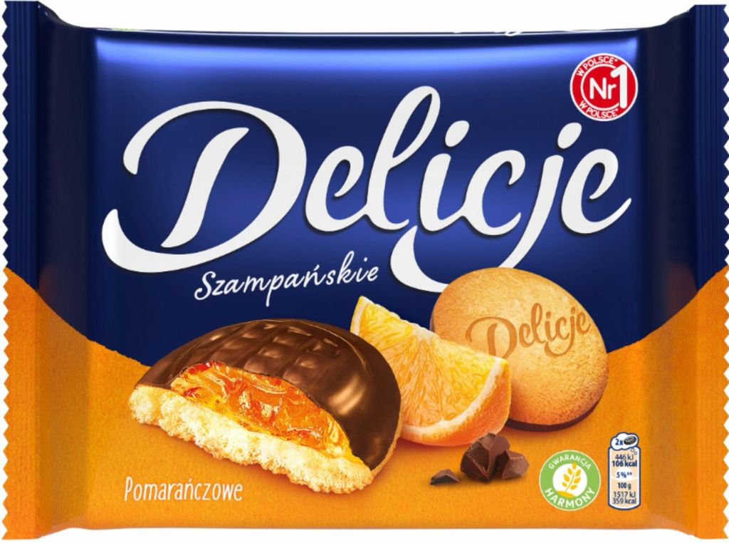 Delicje Szampańskie Pomarańczowe 294g Zdjęcie produktu 