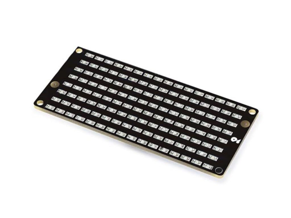 Whadda I²C 8x16 LED-Matrix-Panel für Arduino, 128 blaue LEDS, AIP1640, mit 4-poligem Stecker für