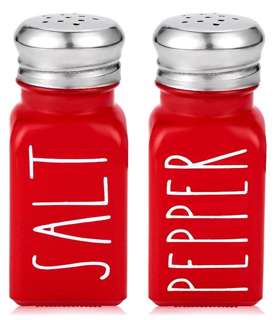 Pfefferstreuer-Set aus Glas – Niedliche weiße Salz- und Pfefferstreuer für Zuhause, Restaurant oder als Hochzeitsgeschenk