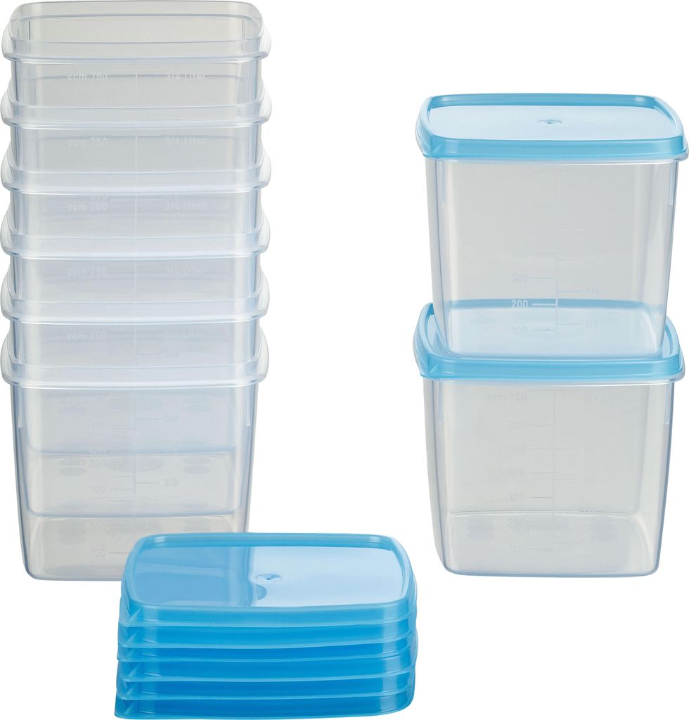 MiraHome Gefrierdosen Sets Transparent Blau – Vorratsdosen mit Deckel Luftdicht zur Aufbewahrung & Organisation für Lebensmittel – Austrian Qu...