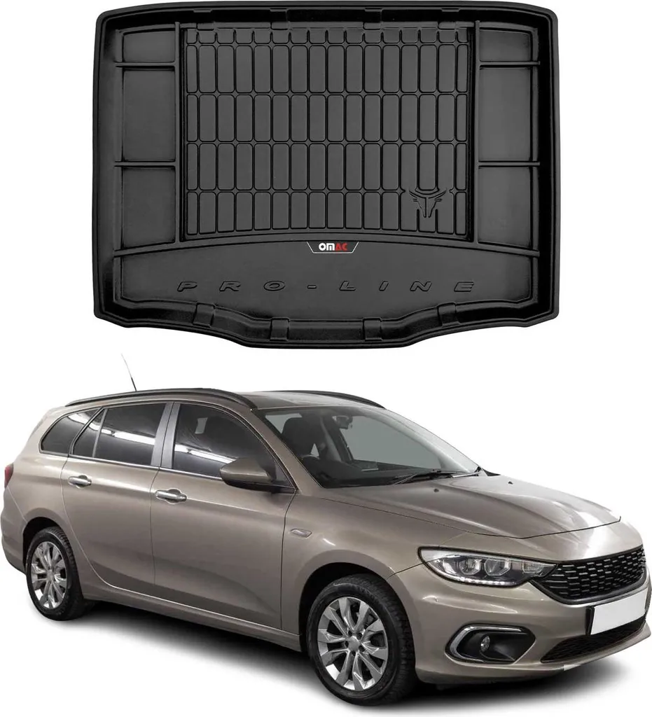 OMAC Vasca Baule Gomma per Fiat Tipo SW 2016-2025 | Protezione Bagagliaio