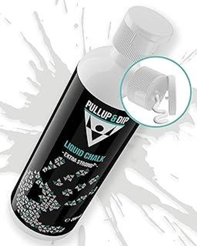 Liquid Chalk Flüssige Kreide für perfekten Grip bei Klettern, Bouldern, Gewichtheben und Calisthenics - Schnell trocknend, extra stark & abwaschbar