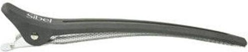 Sibel Afdeelclips Carbon 6 stuks zwart 12cm