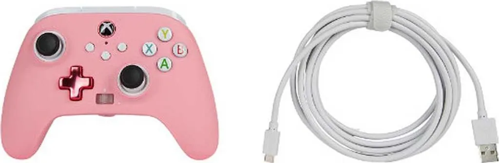 Manette Filaire Xbox PowerA Rose avec Boutons Arrière Programmables Xbox - 5
