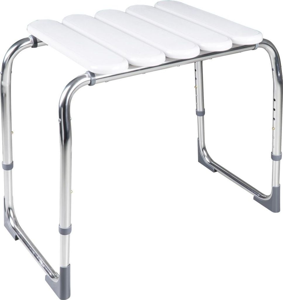 Ridder Badhocker Pro höhenverstellbar weiß