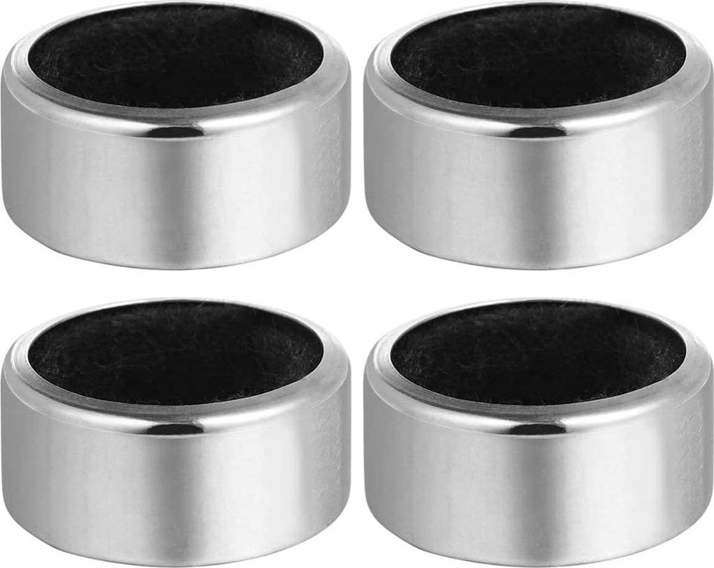 Edelstahl Tropfringe - Set von 4 Stück, wiederverwendbar, auslaufsichere Weinausgießer Zubehör für Bar, Restaurant und Zuhause