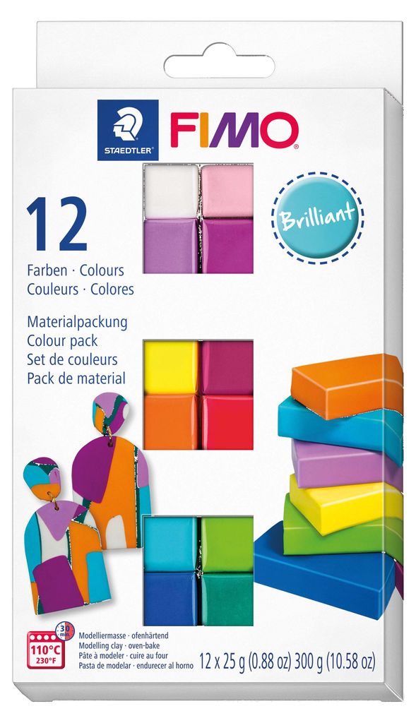 STAEDTLER® 8023 C12-2 Set Mod.masse Fimo soft MP BC Productafbeelding 