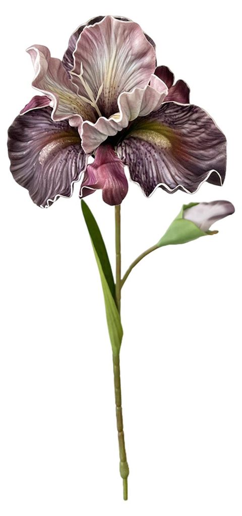 Realistische künstliche Irisblüten mit biegsamem Stiel – eine prächtige Kunstblume für die Dekoration von Zuhause, Hochzeiten, Partys und Bü...