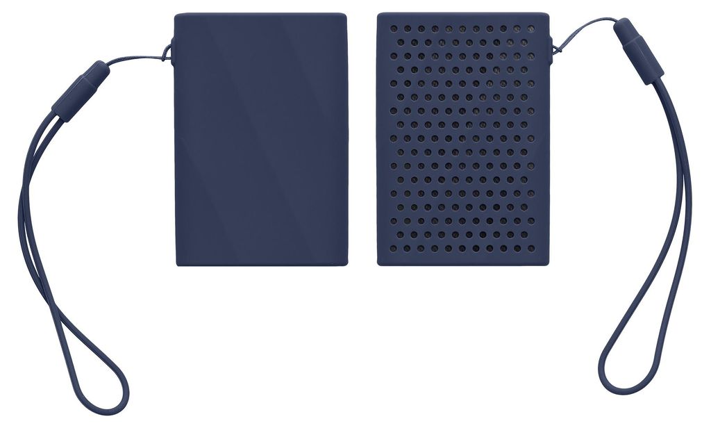 kwmobile Hülle kompatibel mit Samsung Portable SSD T9 Festplatte - Silikon Schutzhülle für portable SSD - in Dunkelblau