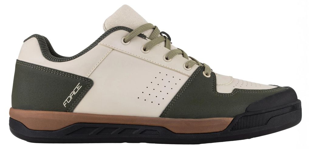 Force Fahrrad Schuhe Escape für SPD Cleats Creme Oliv : Größe - 42 Größe: 42