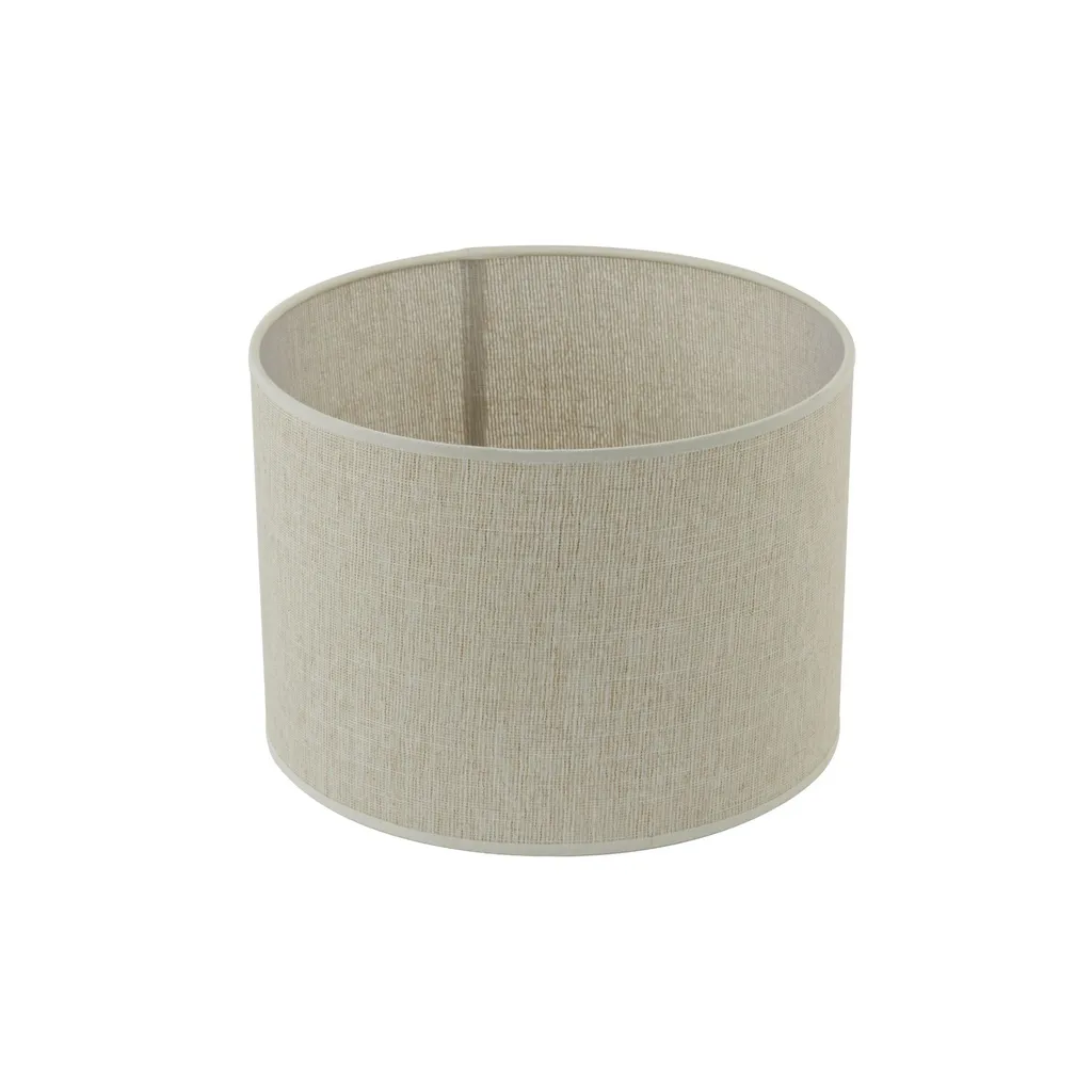 Abat-jour en Textile Beige Ø 40cm Montage E27 Finition Haute Qualité