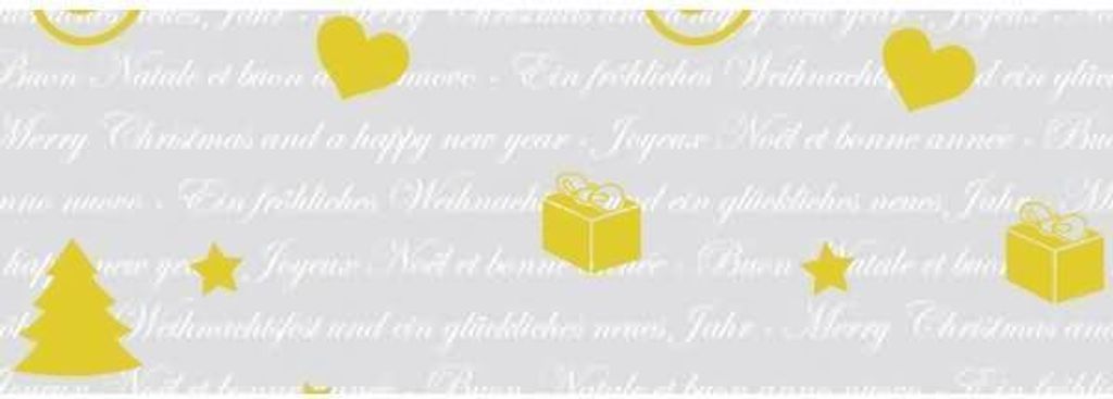 Transparentpapier 115g/qm A4 VE=25 Blatt Golden Line Festliche Grüße