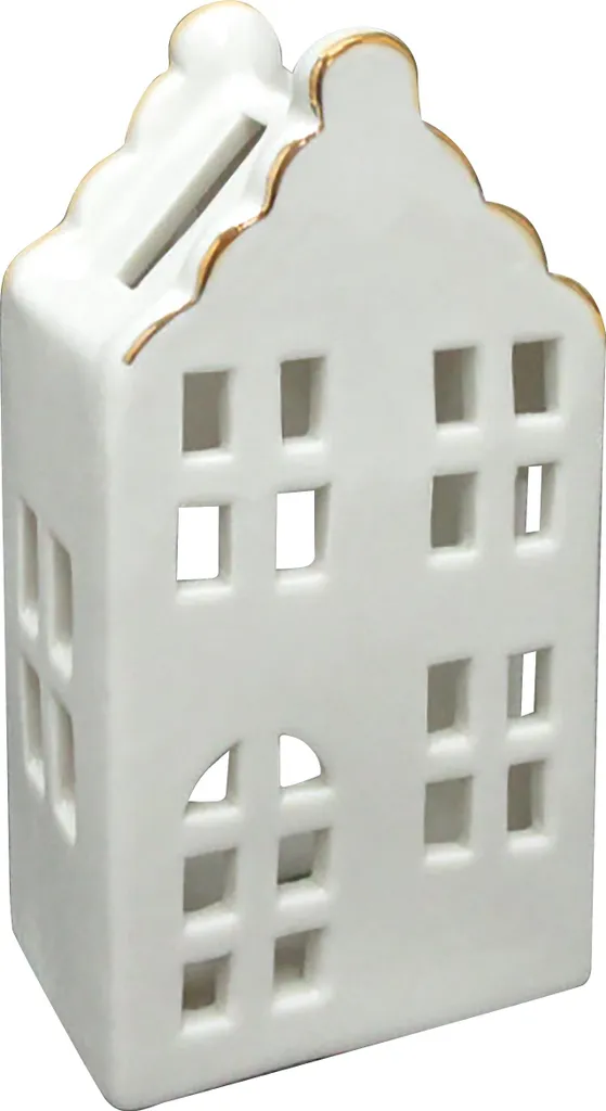 Lanterne Hytte pour éclairage d'ambiance extérieur blanc et doré