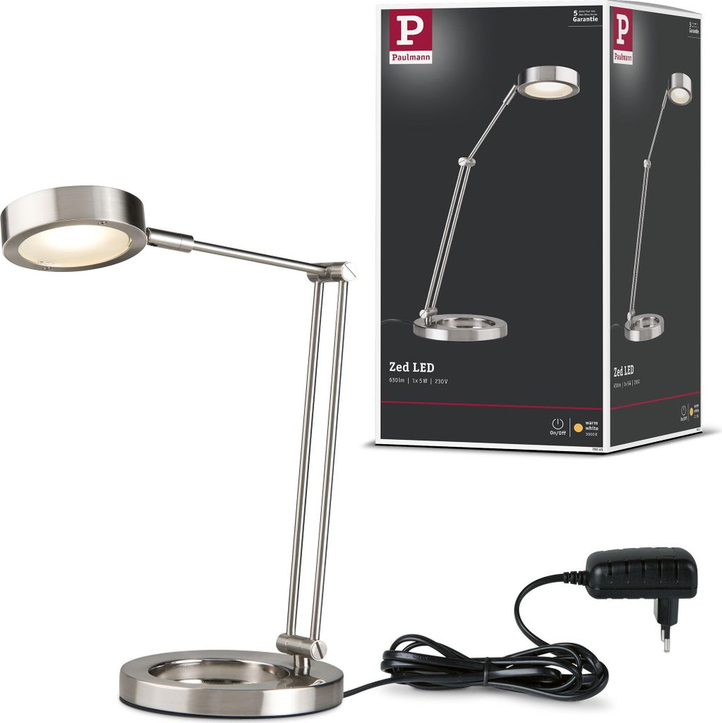 Paulmann LED Schreibtischleuchte Zed