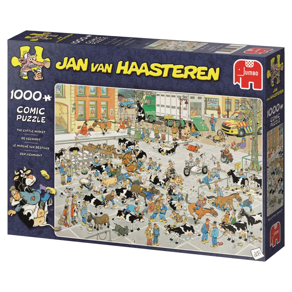 Jan van Haasteren - Der Vieh-Markt - 1000 Teile, 1000 Produktbild 