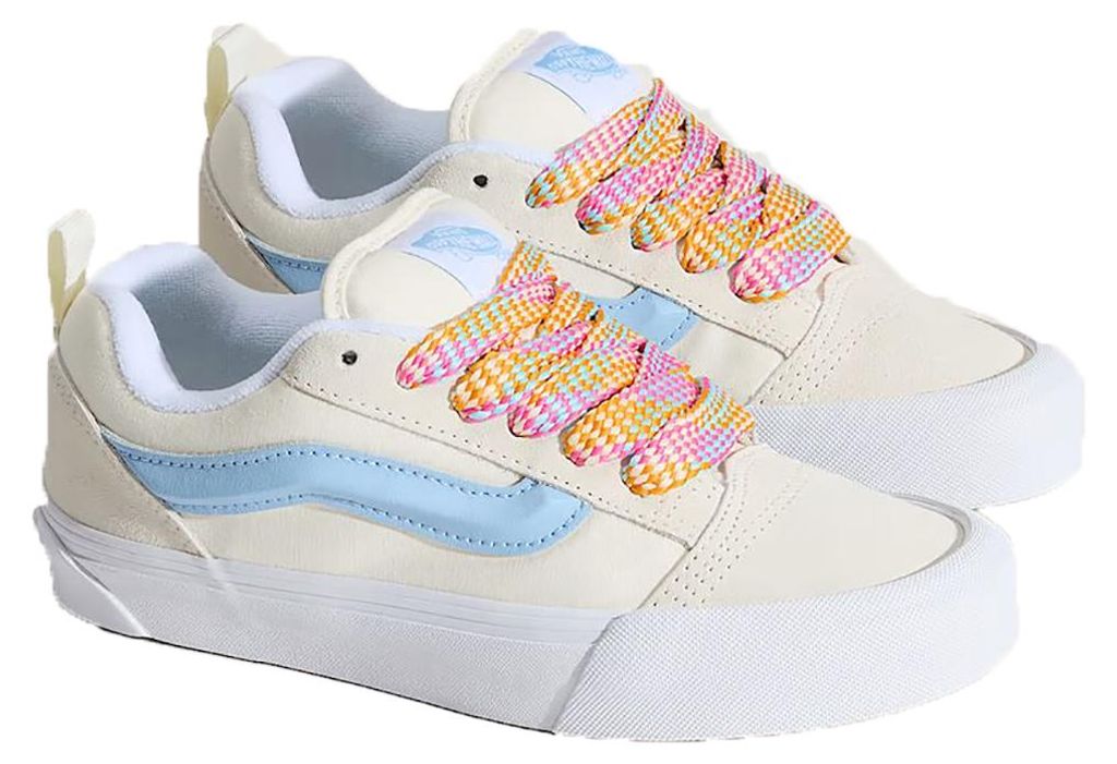 VANS Women Schuh Knu Skool Oversized Lace white/blue 7,5 (40)
