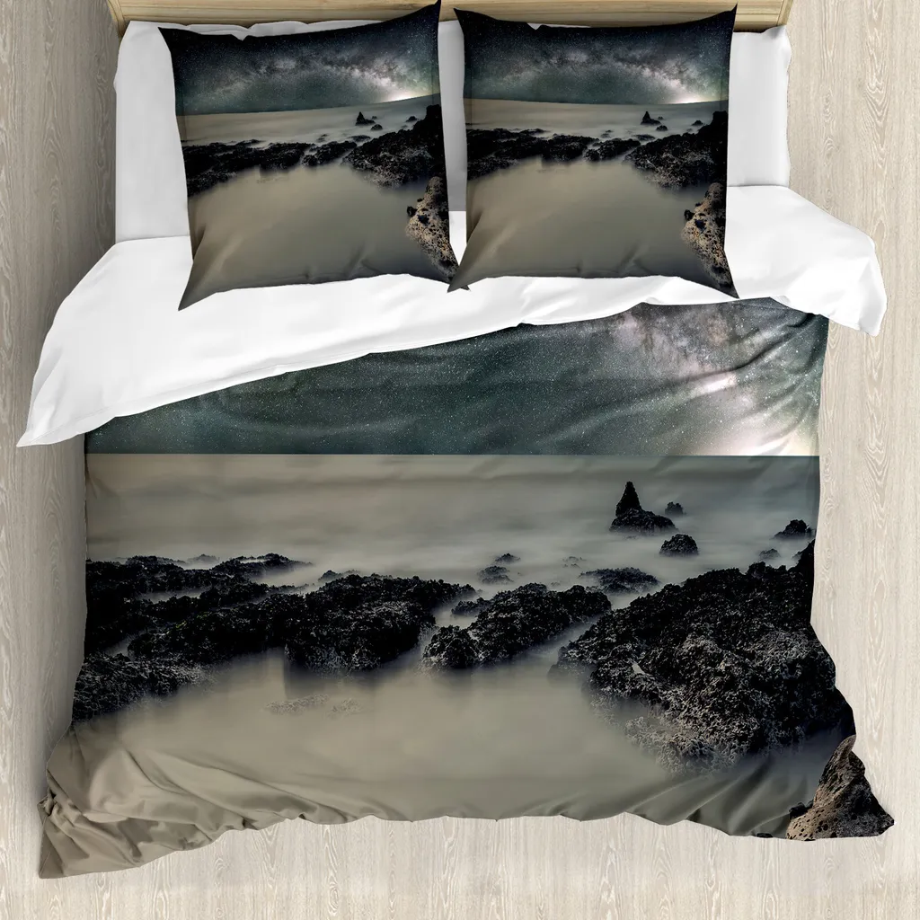 Set Letto ABAKUHAUS Foggy Room 200x200 - Design Galassia Grigio