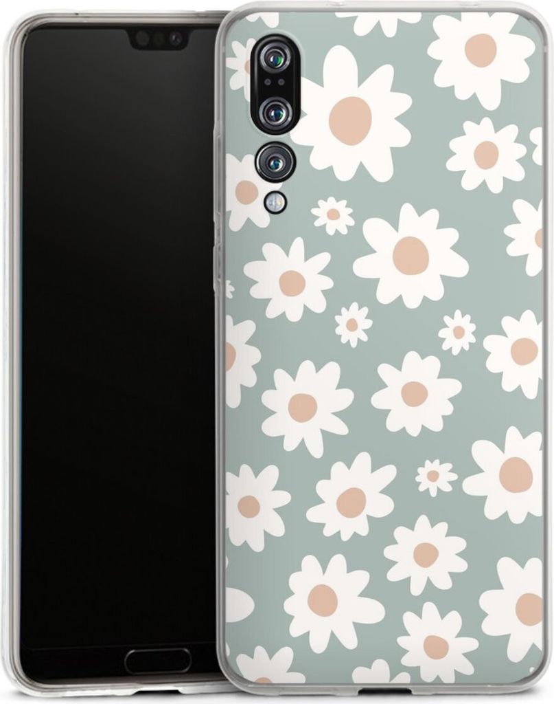 DeinDesign Handyhülle für Huawei P20 Pro Silikon Hülle Case Smartphone Schutzhülle Blumen Gänseblume Muster