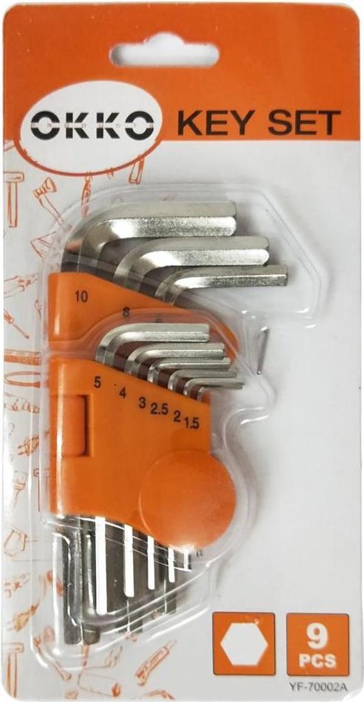 Sechskantschlüssel-Set 1,5-10mm Werkzeug Satz Winkelschlüssel