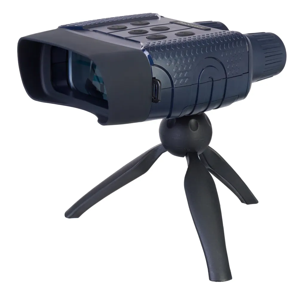 Jumelles de chasse et camping Discovery Night BL10 vision totale noir
