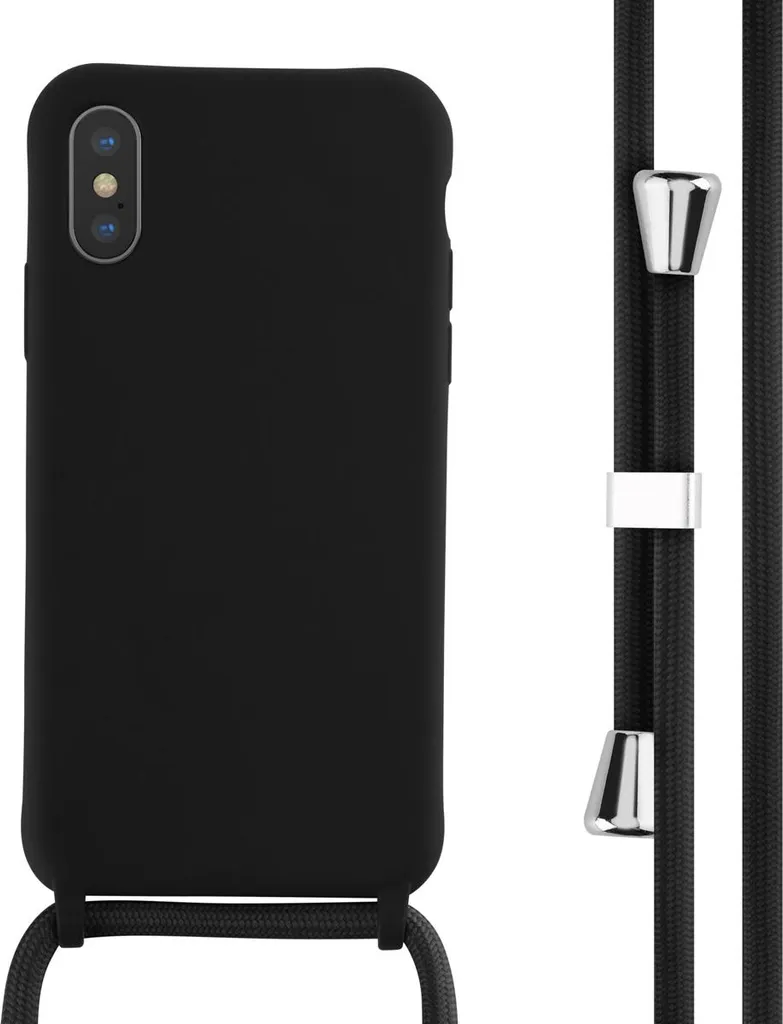 Cover iPhone X / Xs con Cinturino imoshion Nero | Mai più Telefono Perso!