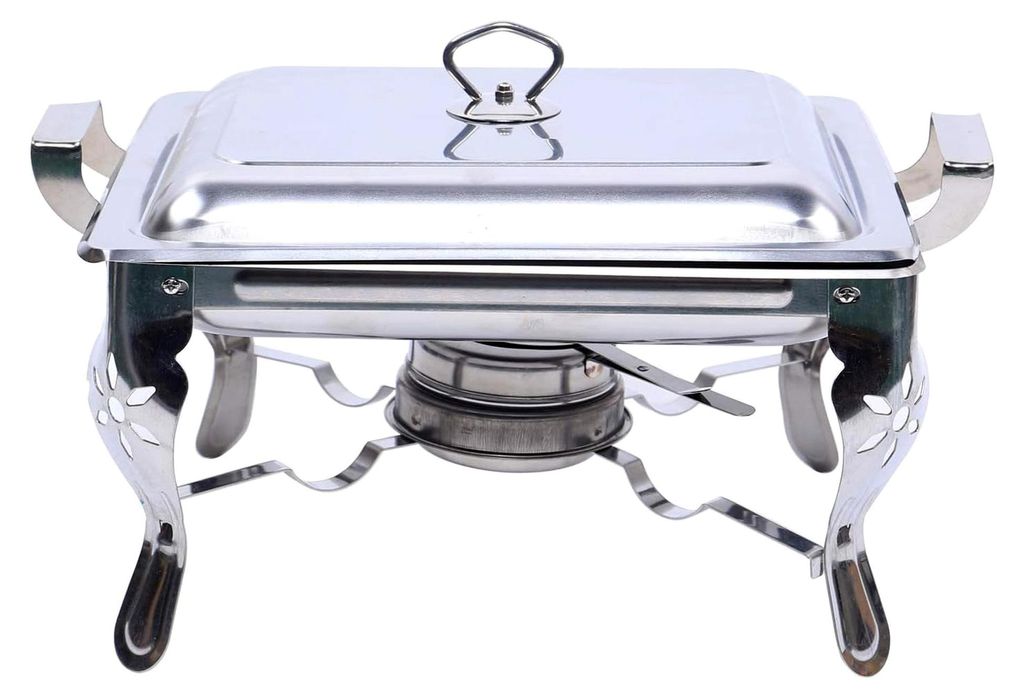 6L Speisewärmer aus Edelstahl, 21 * 26 * 26 cm, großer Warmhaltebehälter für Buffet und Catering