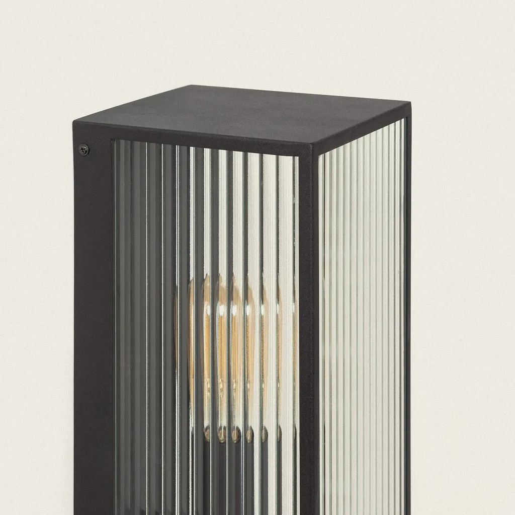 Applique extérieure Michael Abruzzo noire E27 : éclairage anti-rouille - 2