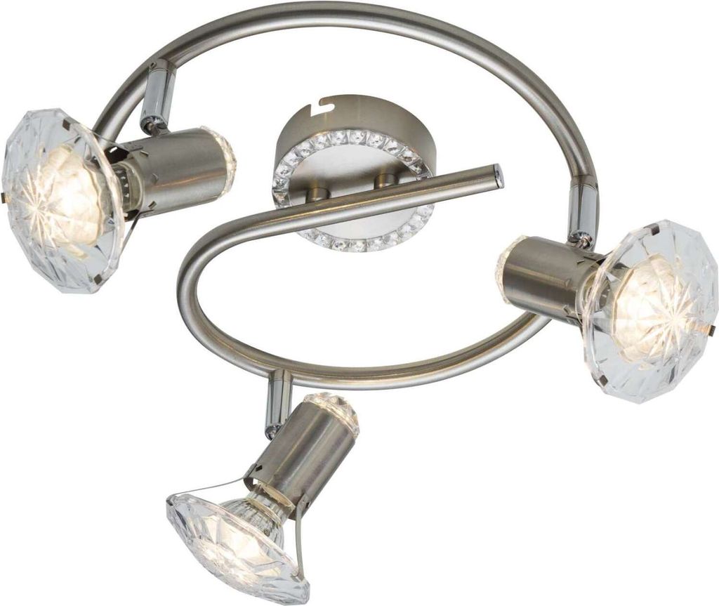GLOBO Deckenleuchte LED Wohnzimmer Deckenlampe Deckenstrahler 3 Flammig 57304-3