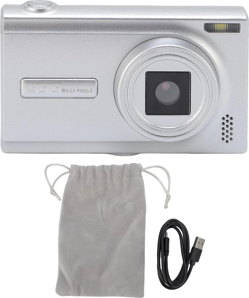 Appareil photo numérique 50 MP 1080p HD avec autofocus et zoom gris