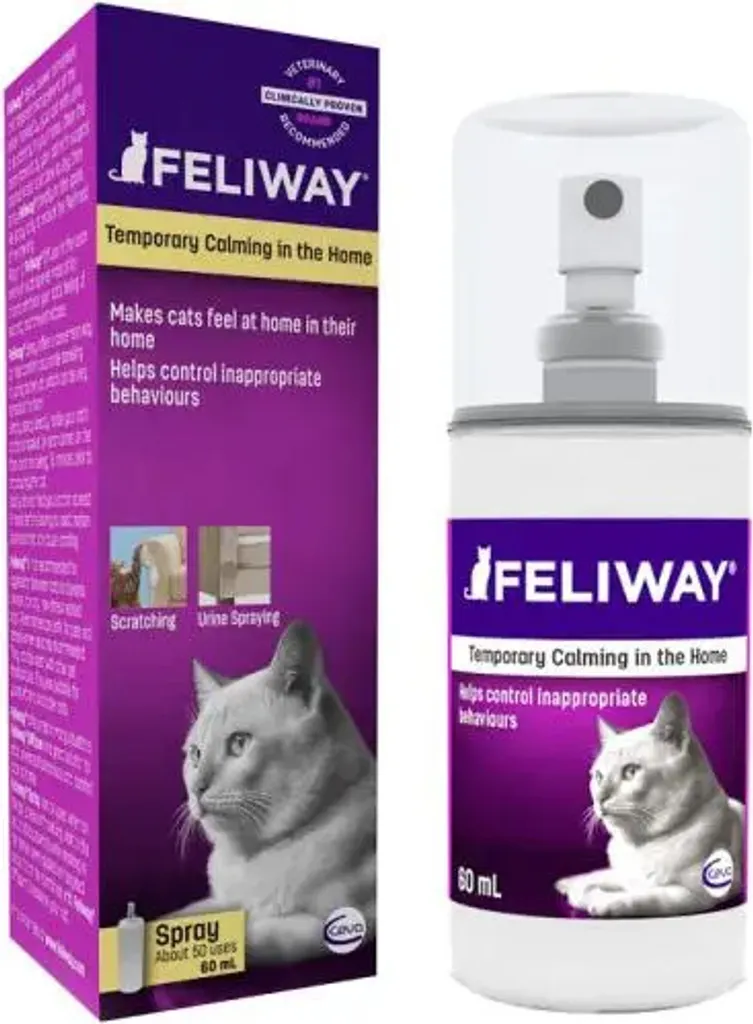 Feliway Apaisant 60 ml Ceva - Éliminez les odeurs d'urine de chat