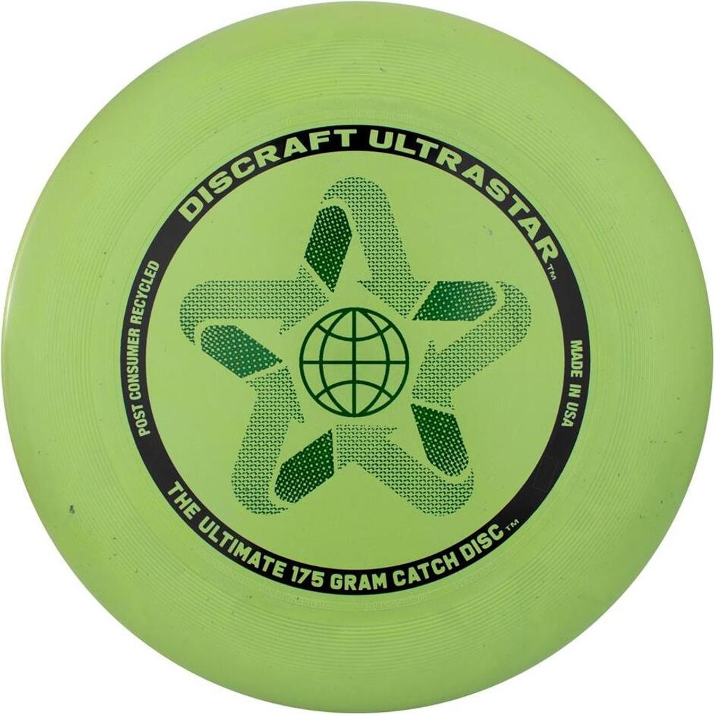 Frisbee Wurfscheibe Discraft UltraStar Recycled Olive 175 gr DCUSRO Grün 27,5 cm